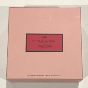 NWT Limited Ed. Zara Fields At Nightfall Eau de Perfume & Lipstick Gift …